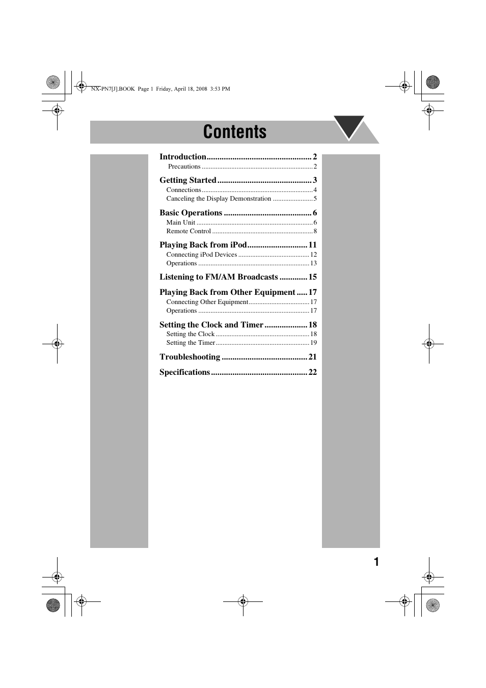 JVC NX-PN7 User Manual | Page 5 / 29