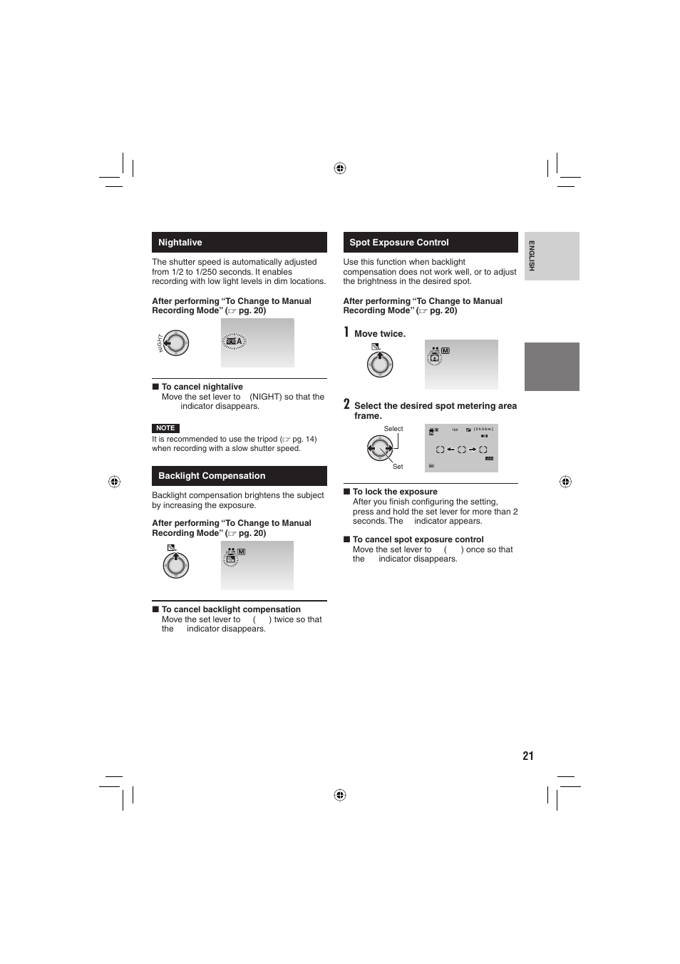 JVC Everio GZ-MG255U User Manual | Page 21 / 60