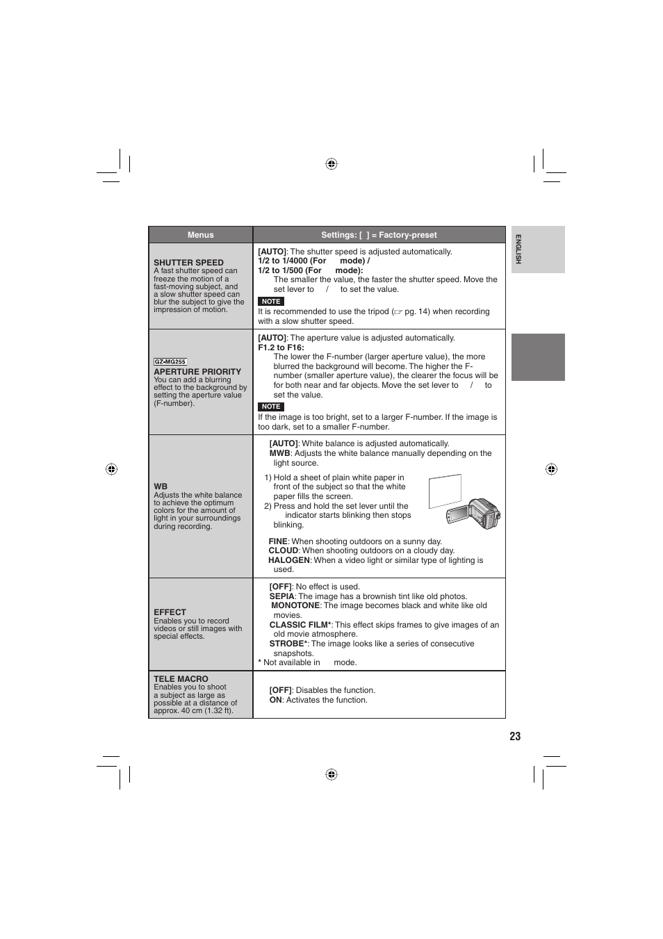 JVC Everio GZ-MG255U User Manual | Page 23 / 60