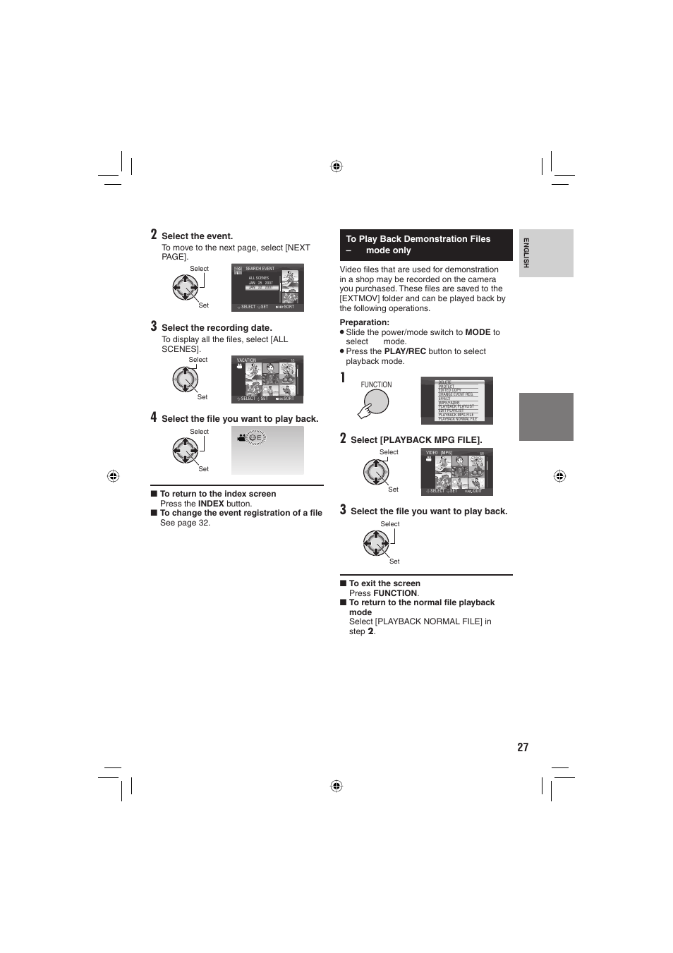 JVC Everio GZ-MG255U User Manual | Page 27 / 60
