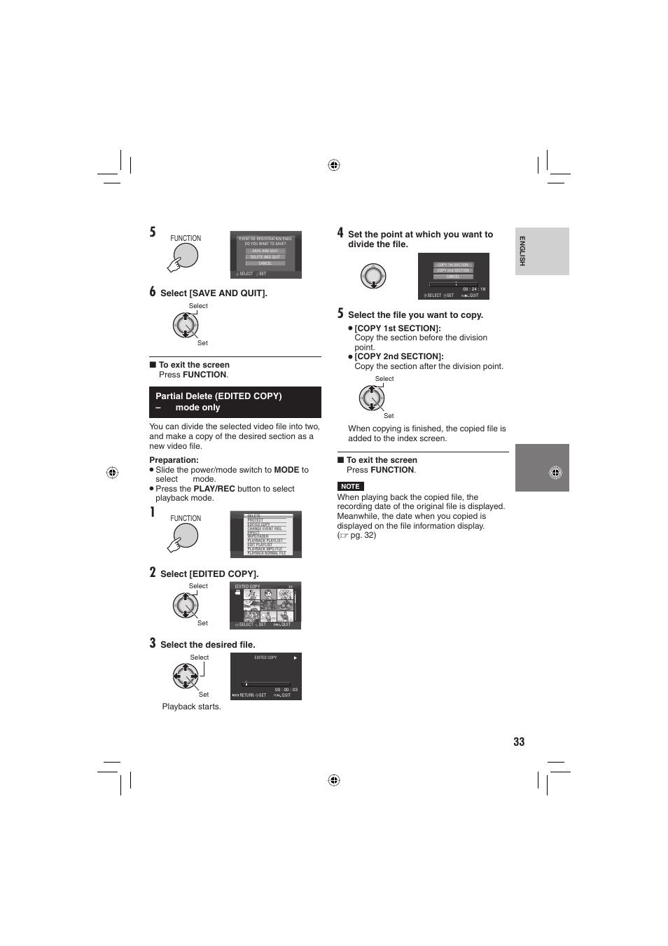 JVC Everio GZ-MG255U User Manual | Page 33 / 60