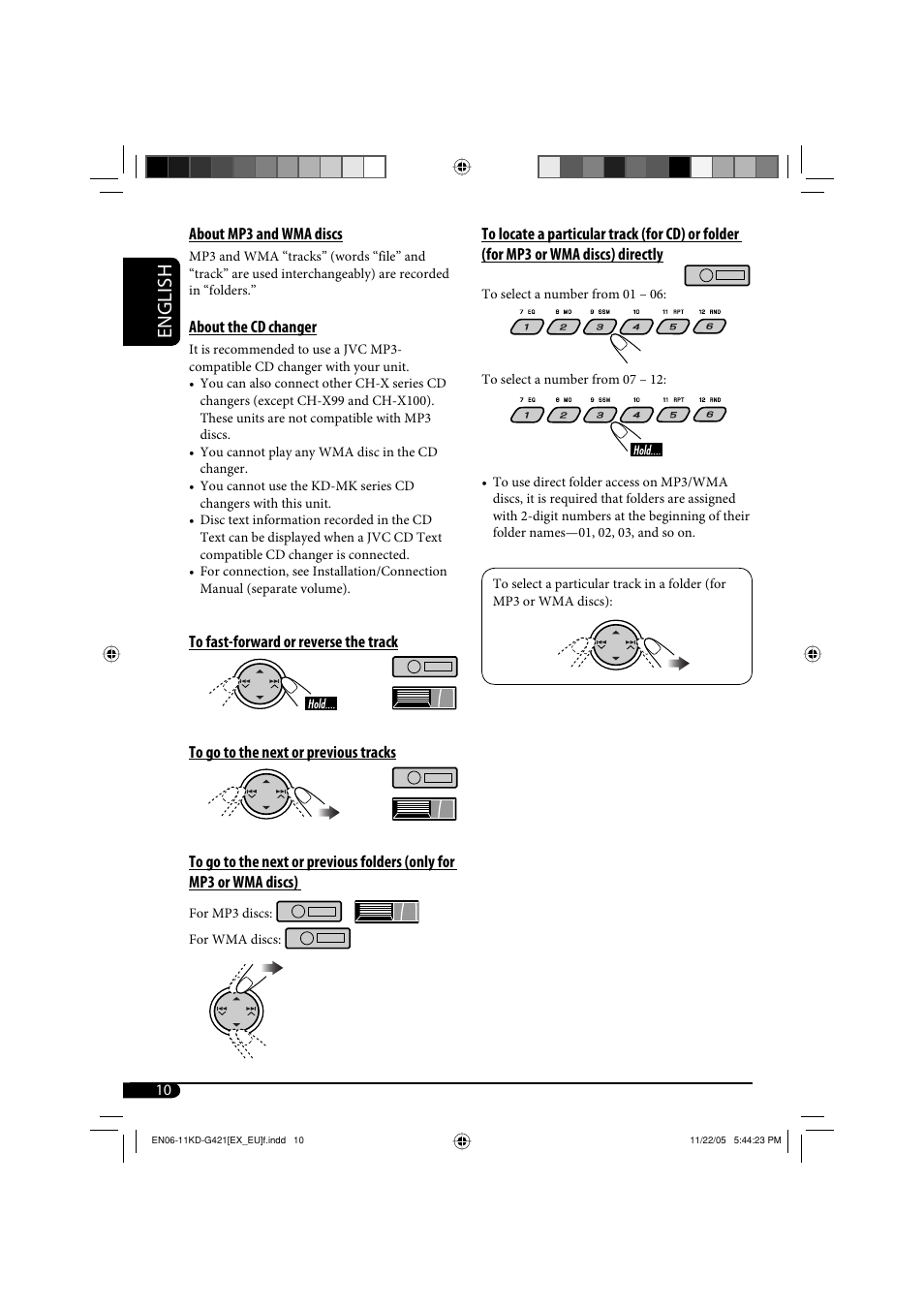 English | JVC KD-G320 User Manual | Page 42 / 230