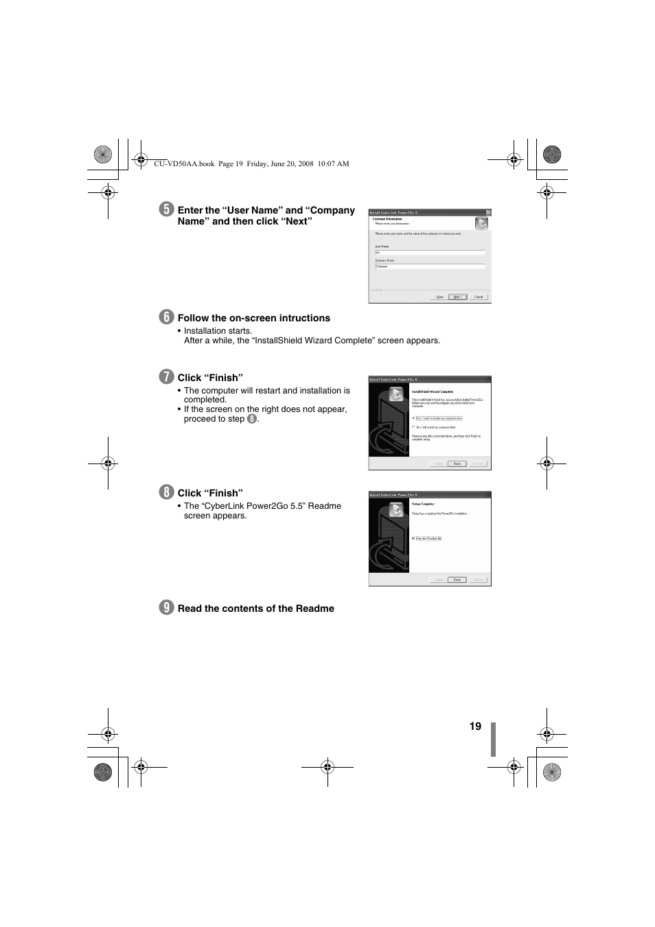 JVC CU-VD50AA User Manual | Page 19 / 52