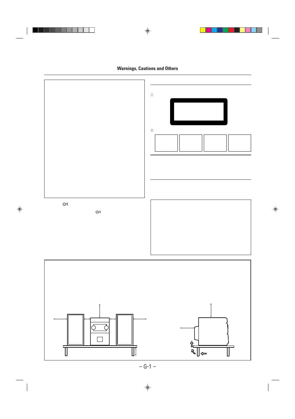 Warnings, cautions and others, Class 1 laser product, Important for laser products | JVC SP-UXP7 User Manual | Page 2 / 28