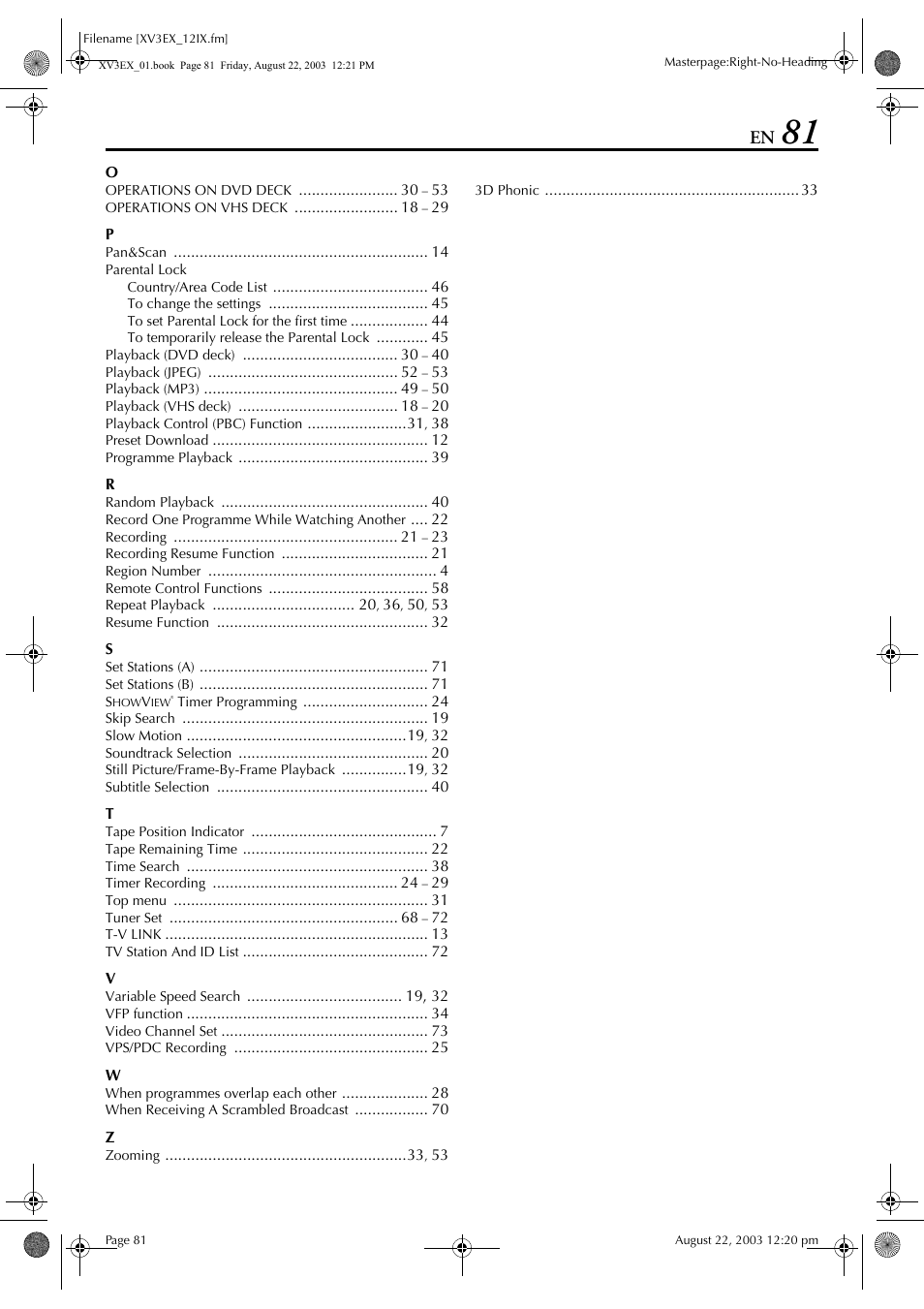 JVC 0504CSH-ID-VT User Manual | Page 81 / 84