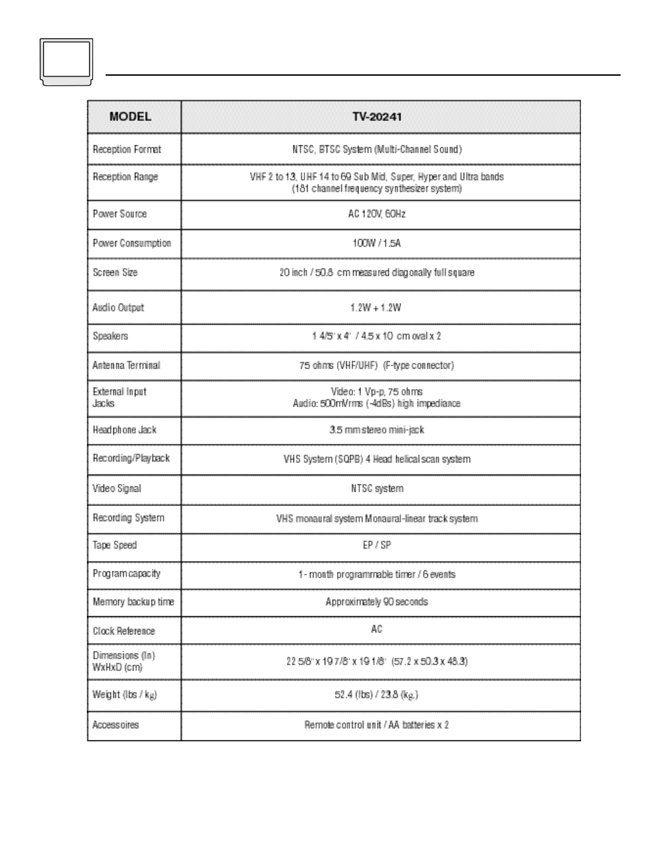 38 specifications | JVC LCT0614-001A-H User Manual | Page 38 / 40
