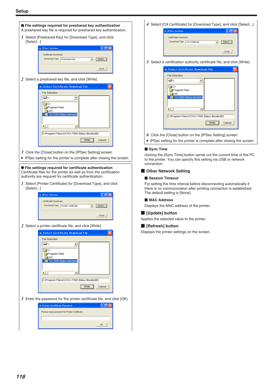 JVC CX-7000 Series User Manual | Page 116 / 124
