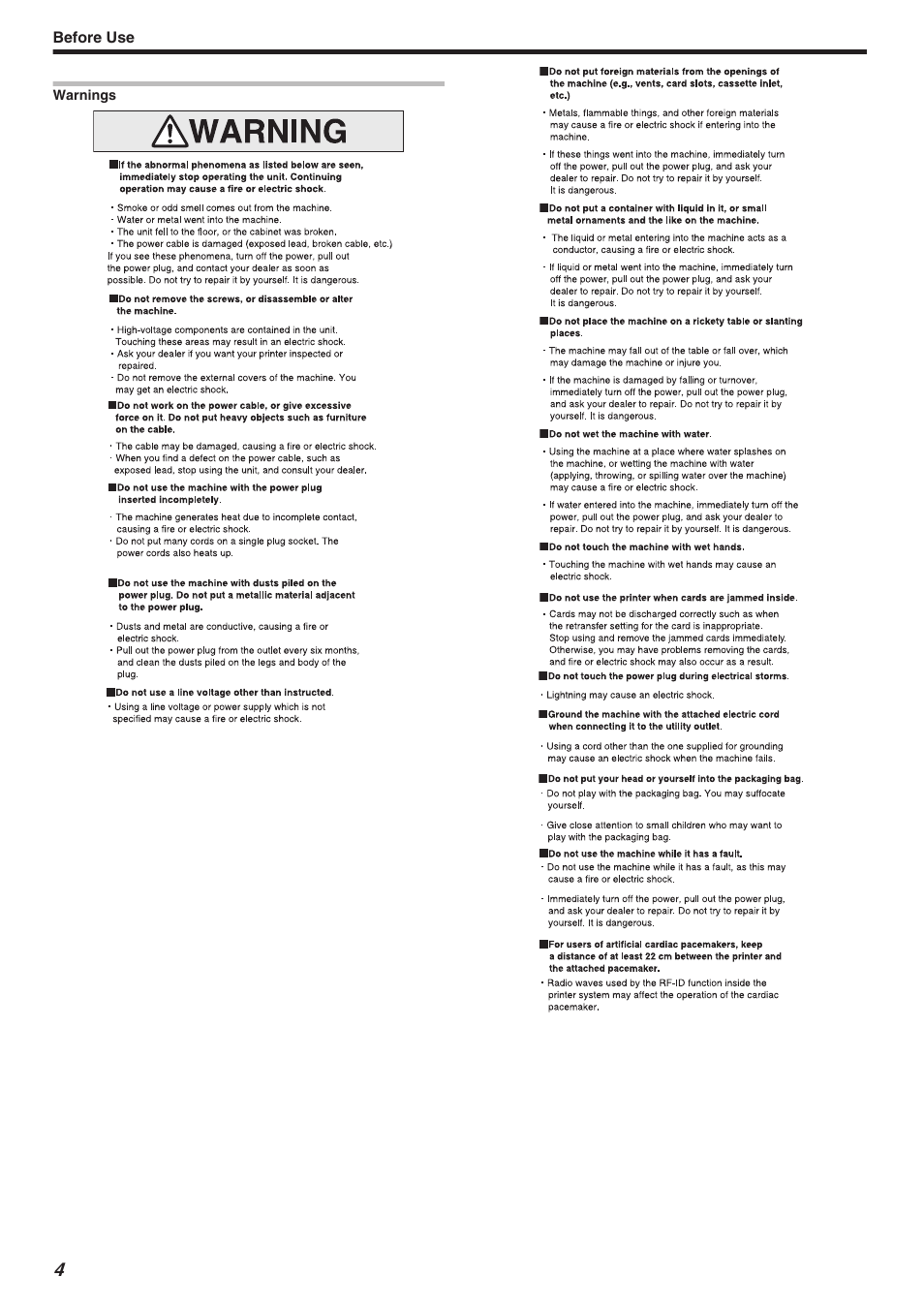 JVC CX-7000 Series User Manual | Page 4 / 124