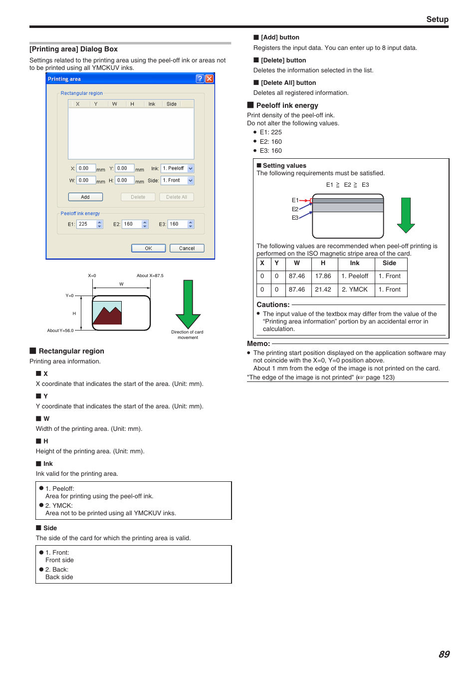 Setup | JVC CX-7000 Series User Manual | Page 89 / 124