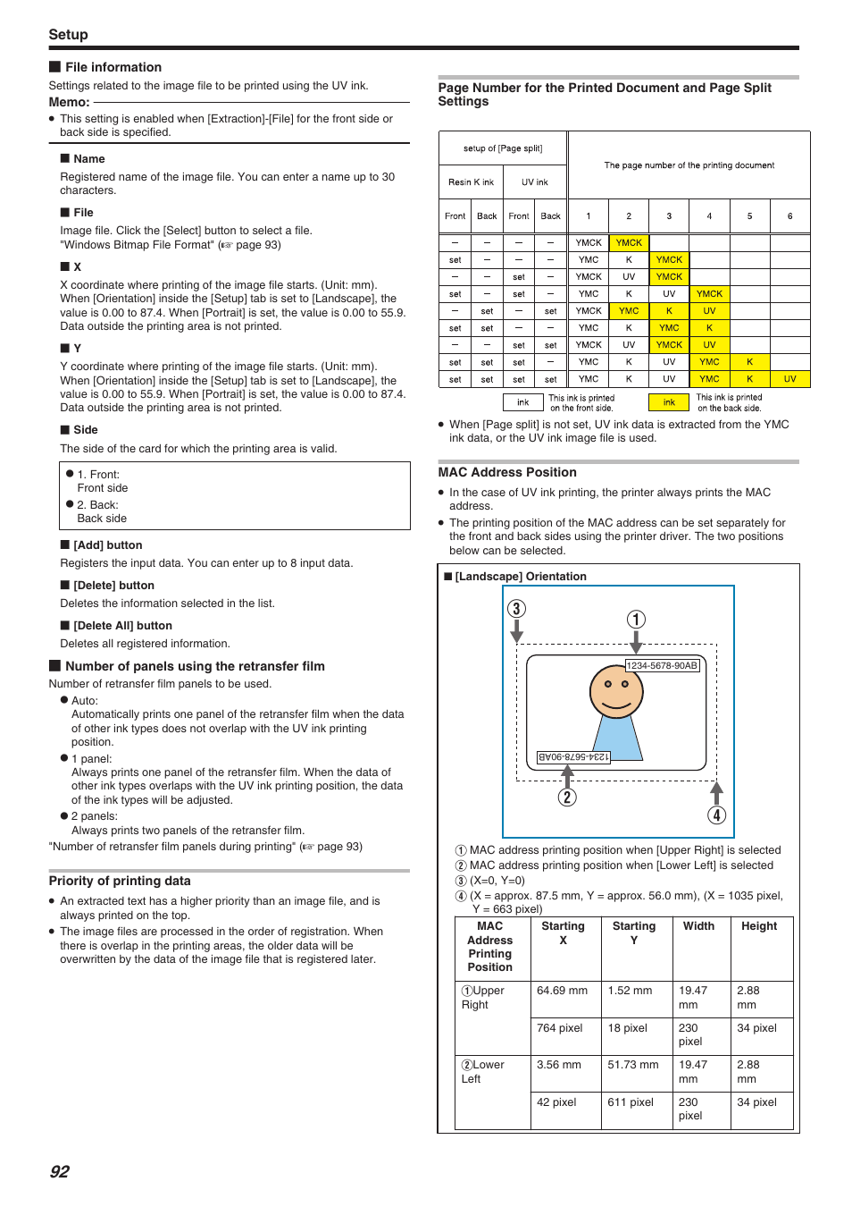 Ac b d, Setup | JVC CX-7000 Series User Manual | Page 92 / 124