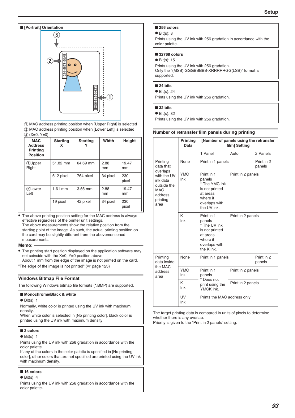 Bc a, Setup | JVC CX-7000 Series User Manual | Page 93 / 124