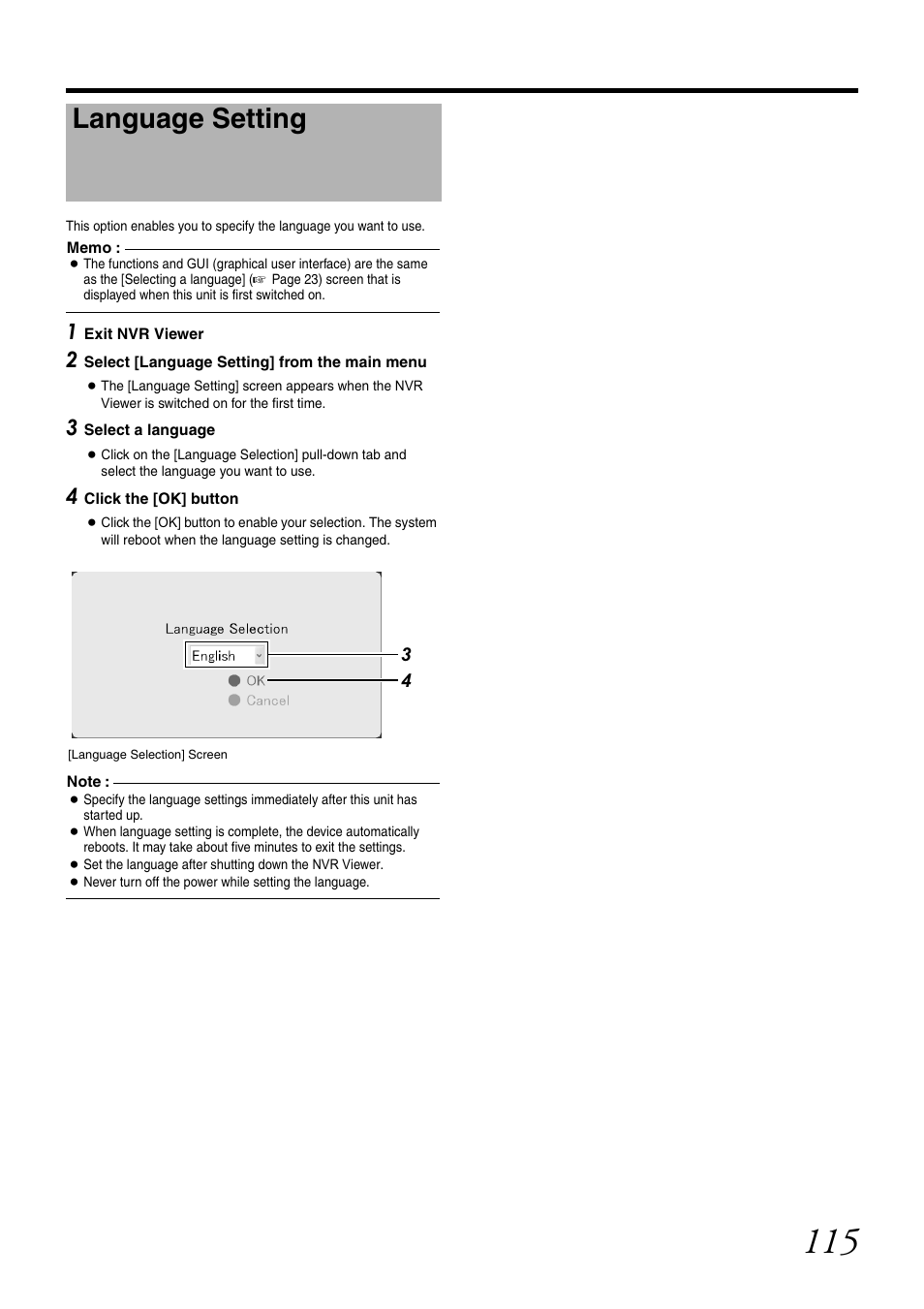 Language setting | JVC VR-N1600U User Manual | Page 123 / 162