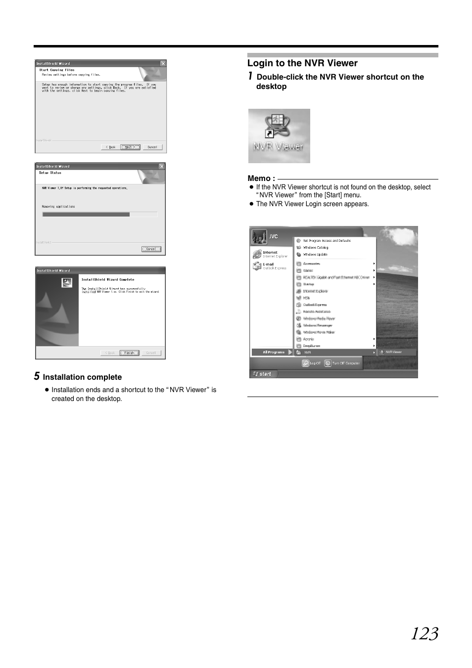 Login to the nvr viewer | JVC VR-N1600U User Manual | Page 131 / 162
