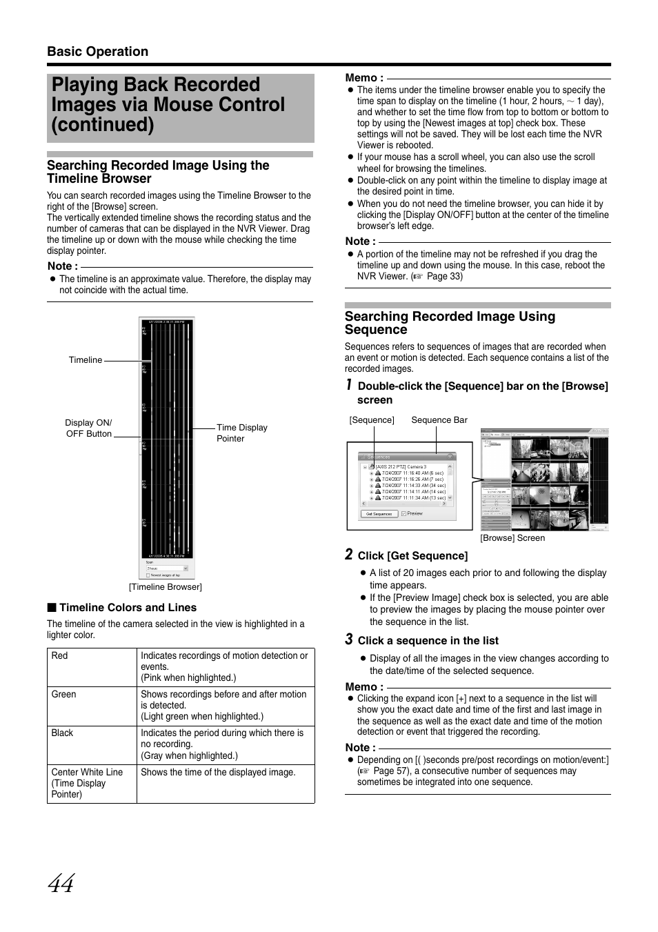 Searching recorded image using sequence | JVC VR-N1600U User Manual | Page 52 / 162