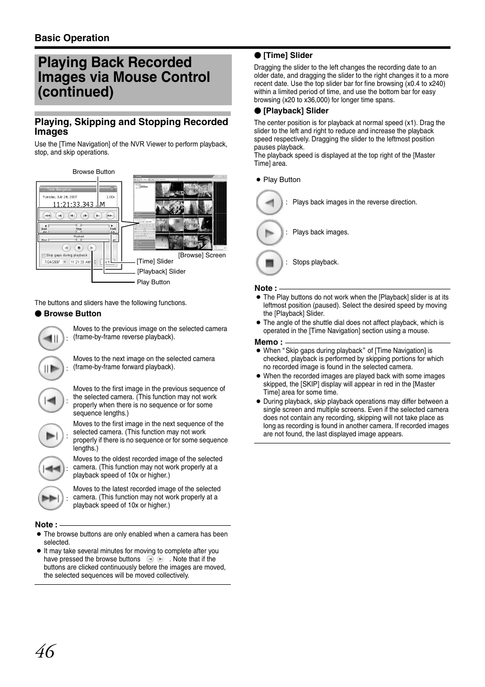 Playing, skipping and stopping recorded images | JVC VR-N1600U User Manual | Page 54 / 162
