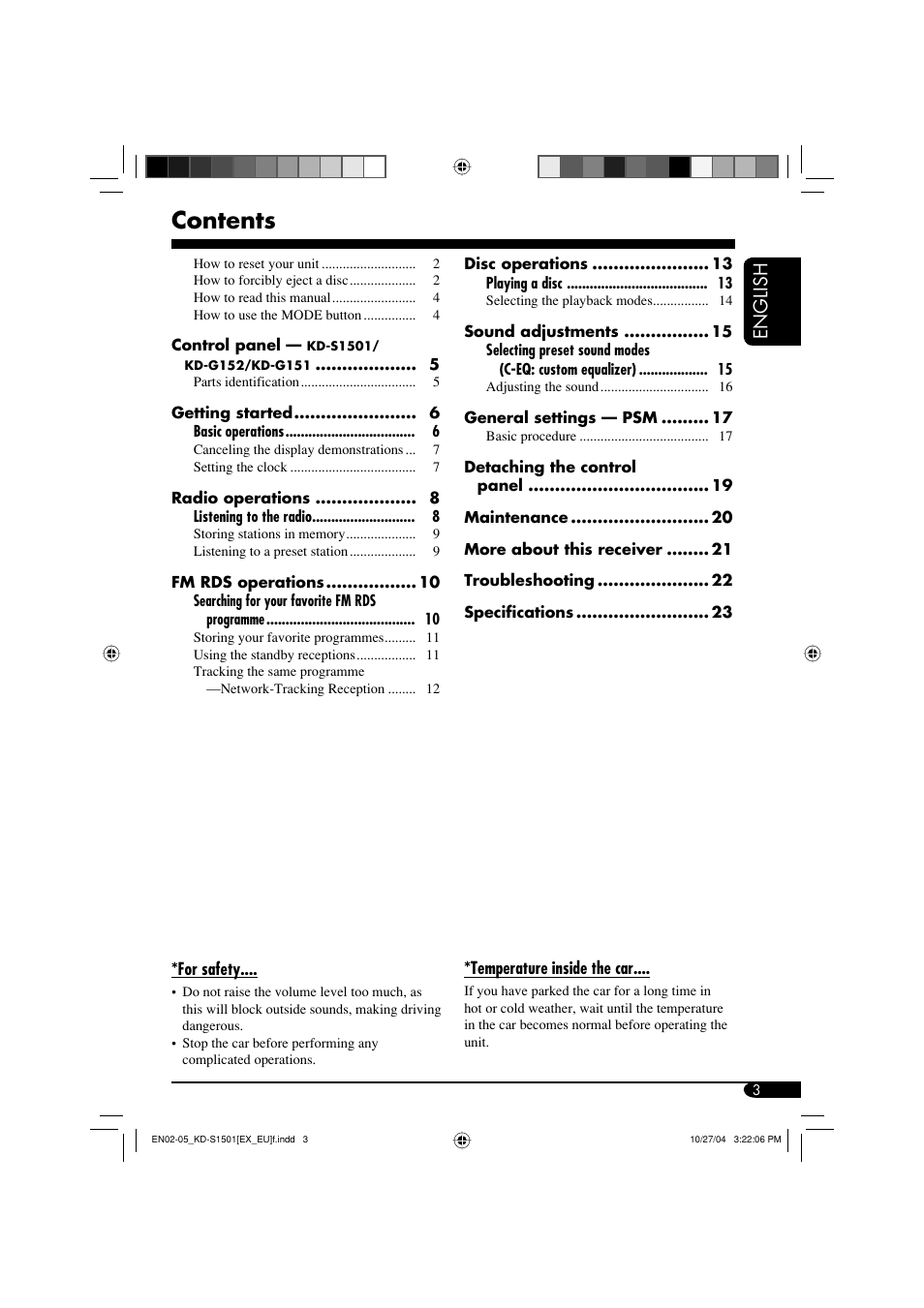 JVC GET0287-003A User Manual | Page 3 / 26