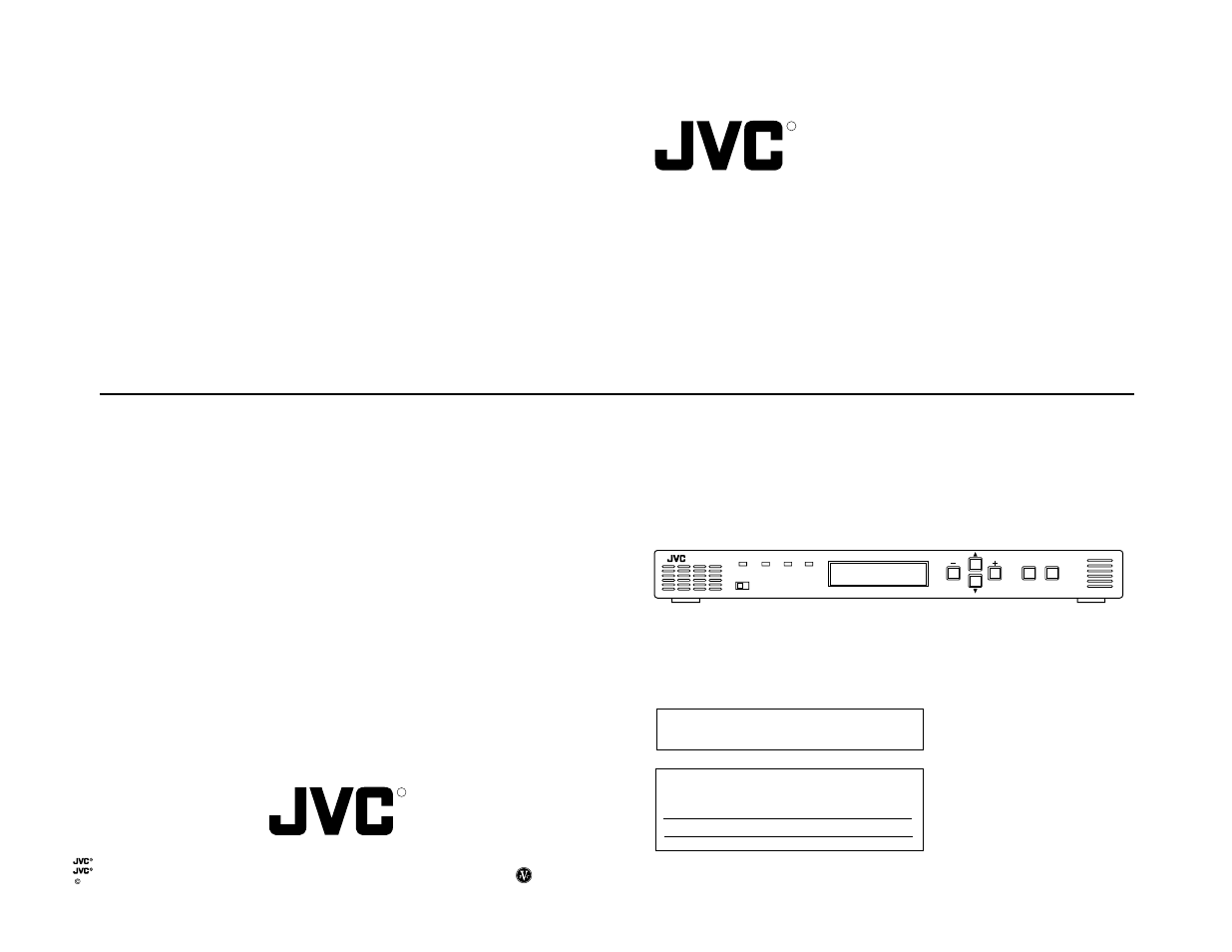 JVC BC-D2300U User Manual | 12 pages