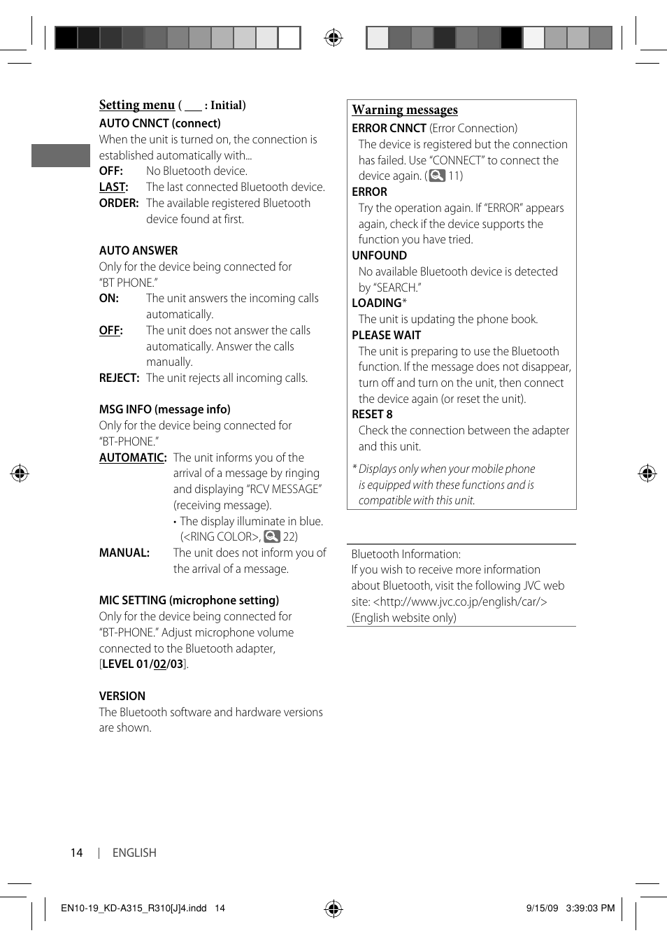 JVC GET0626-001A User Manual | Page 14 / 107