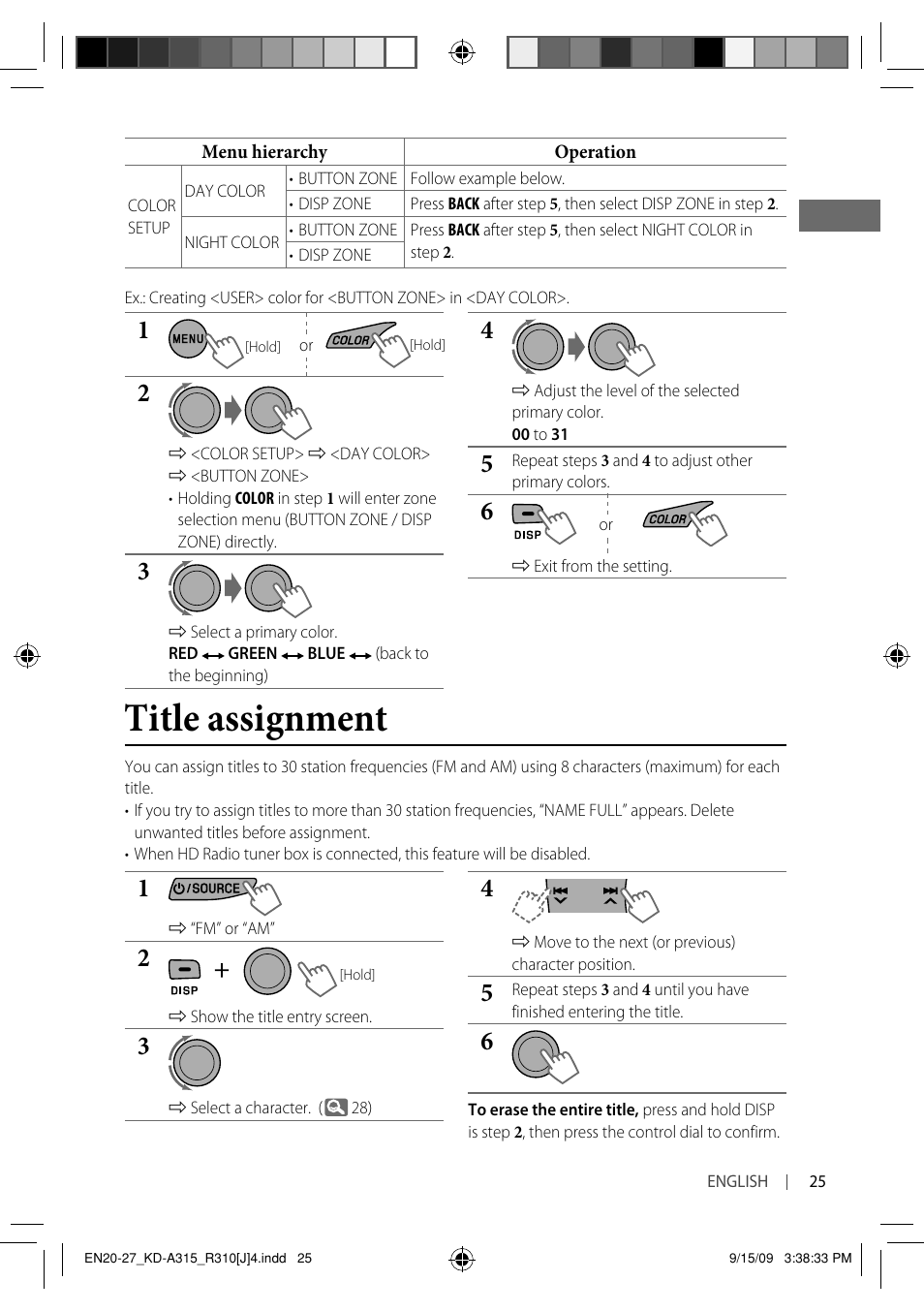 Title assignment | JVC GET0626-001A User Manual | Page 25 / 107