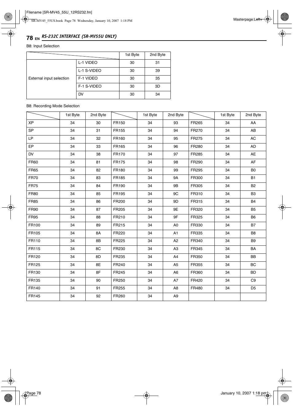 JVC SR MV45U User Manual | Page 78 / 88