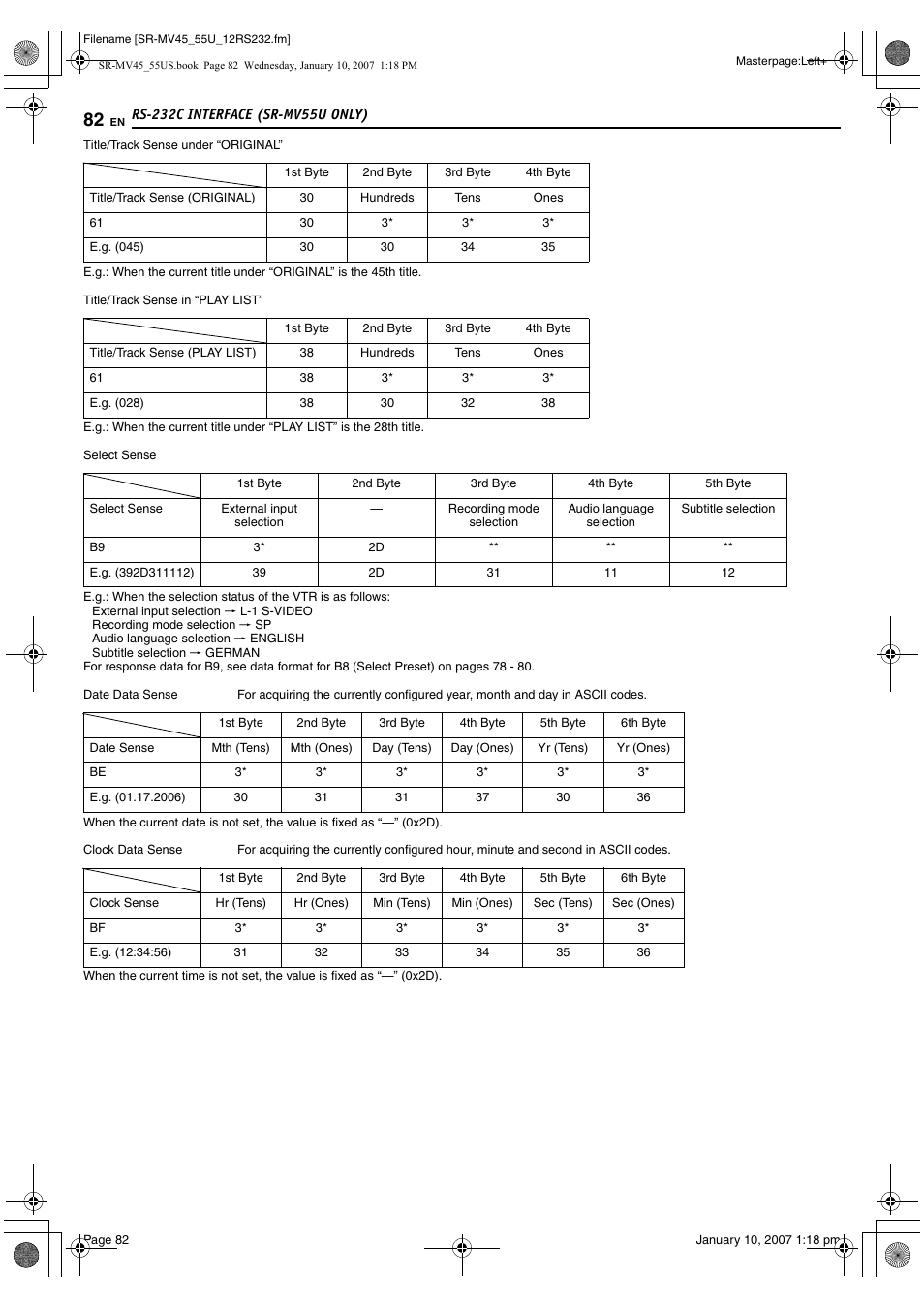 JVC SR MV45U User Manual | Page 82 / 88