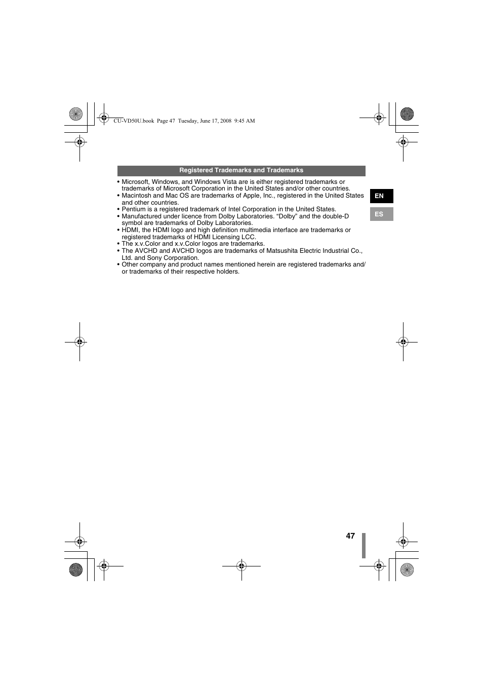 JVC LYT1942-001A User Manual | Page 47 / 52