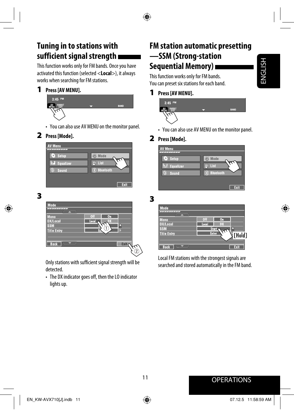 JVC KW-ADV790 User Manual | Page 11 / 207