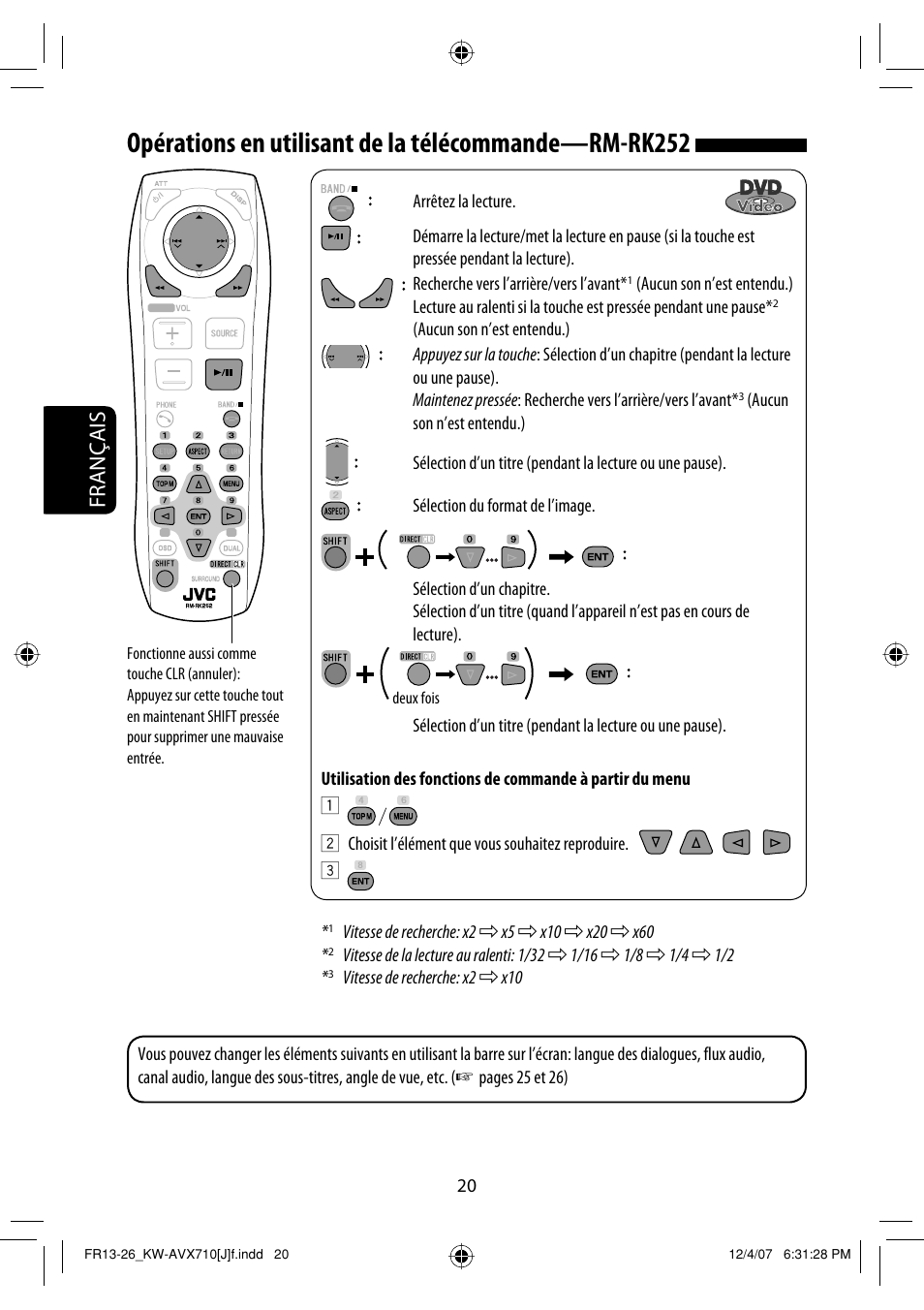 Français | JVC KW-ADV790 User Manual | Page 156 / 207