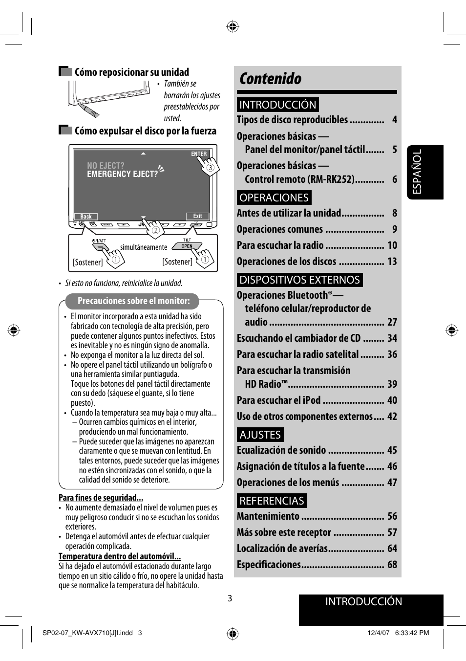 JVC KW-ADV790 User Manual | Page 71 / 207