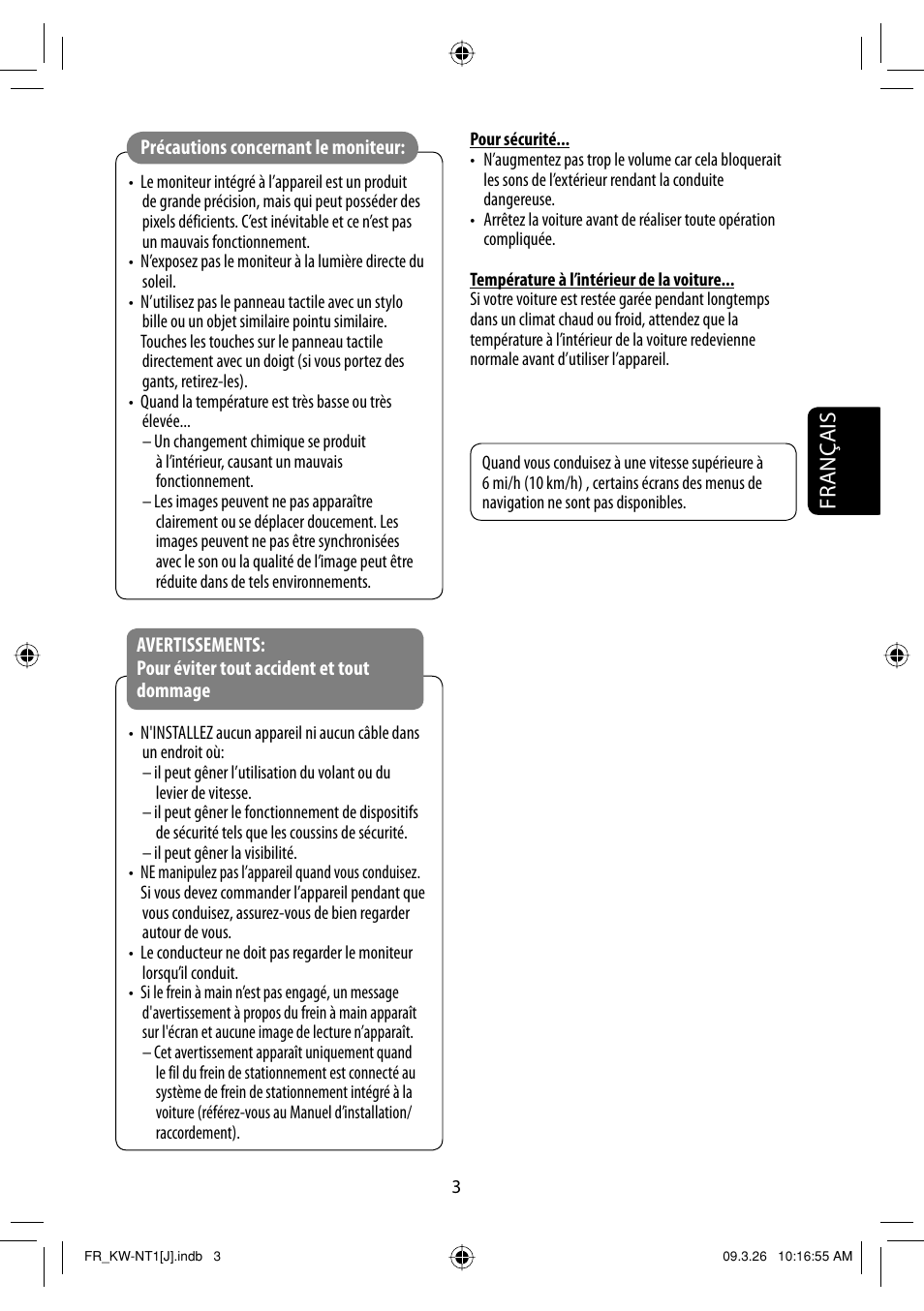 Français | JVC KW-NT1 User Manual | Page 197 / 293