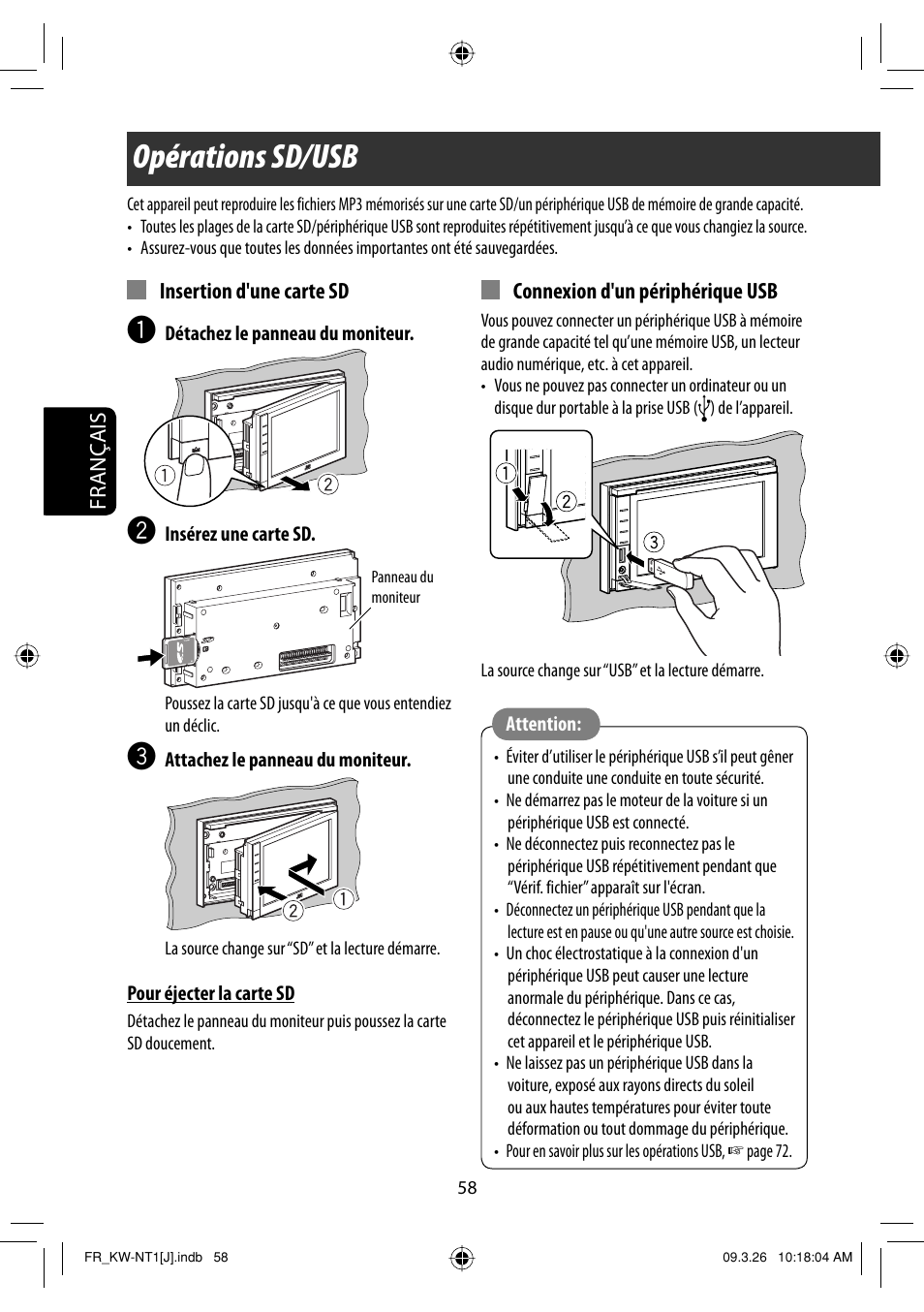 Operations sd/usb, Opérations sd/usb | JVC KW-NT1 User Manual | Page 252 / 293