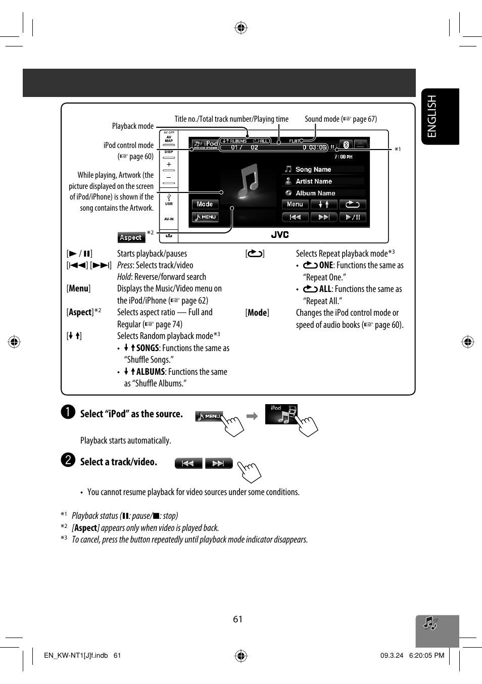 English | JVC KW-NT1 User Manual | Page 61 / 293