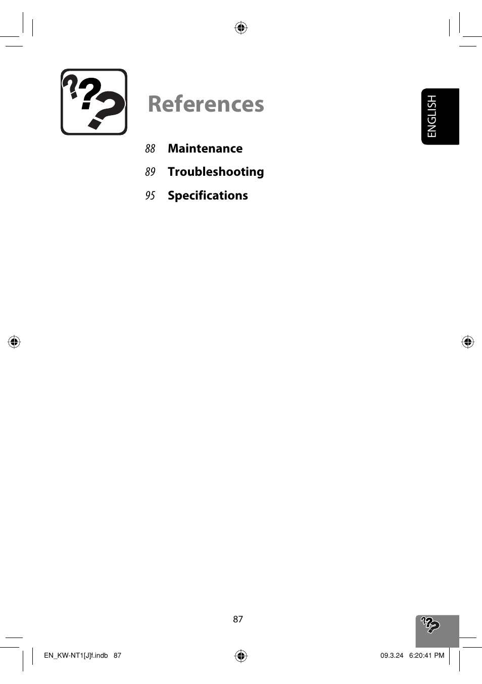 References | JVC KW-NT1 User Manual | Page 87 / 293