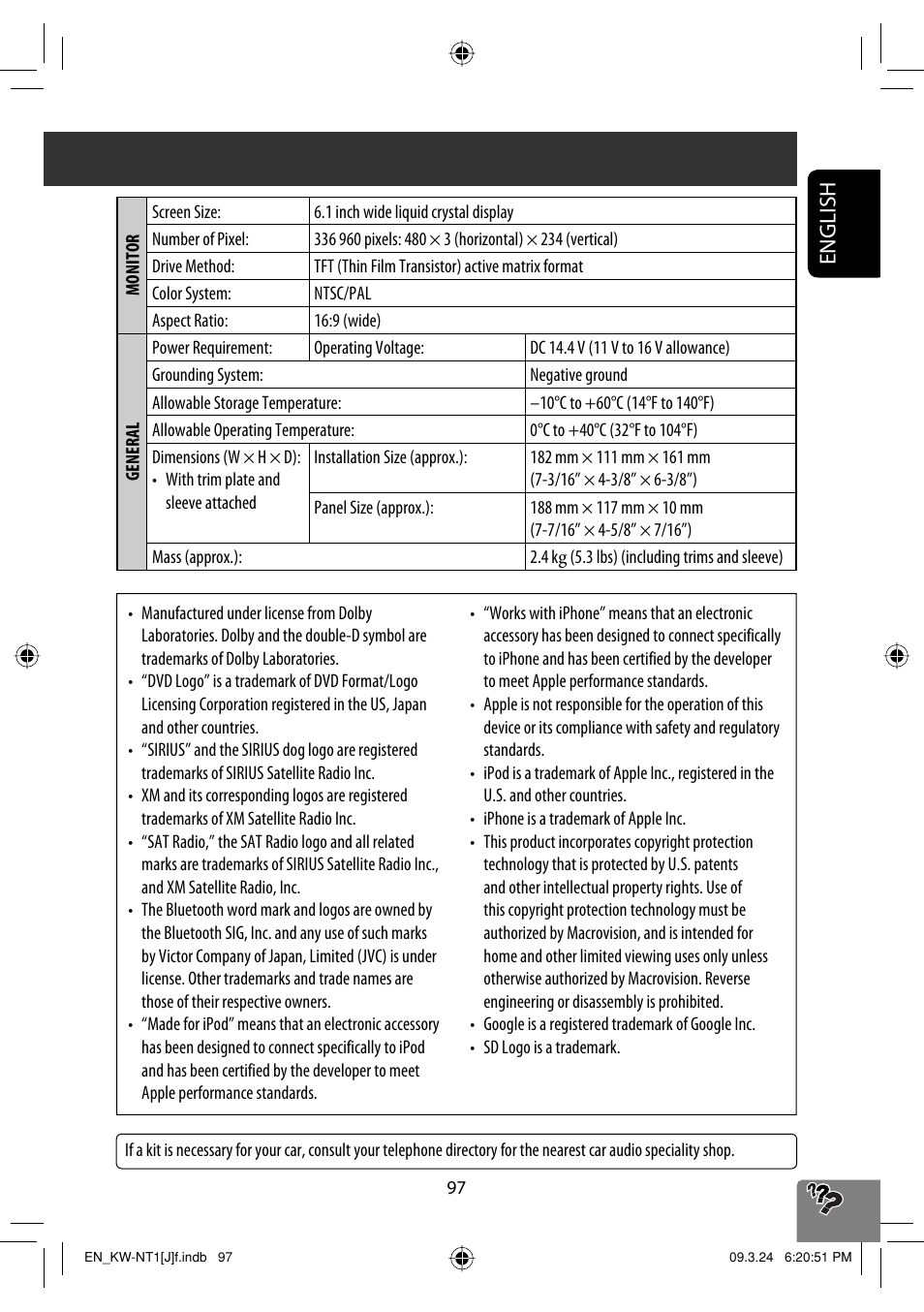 English | JVC KW-NT1 User Manual | Page 97 / 293