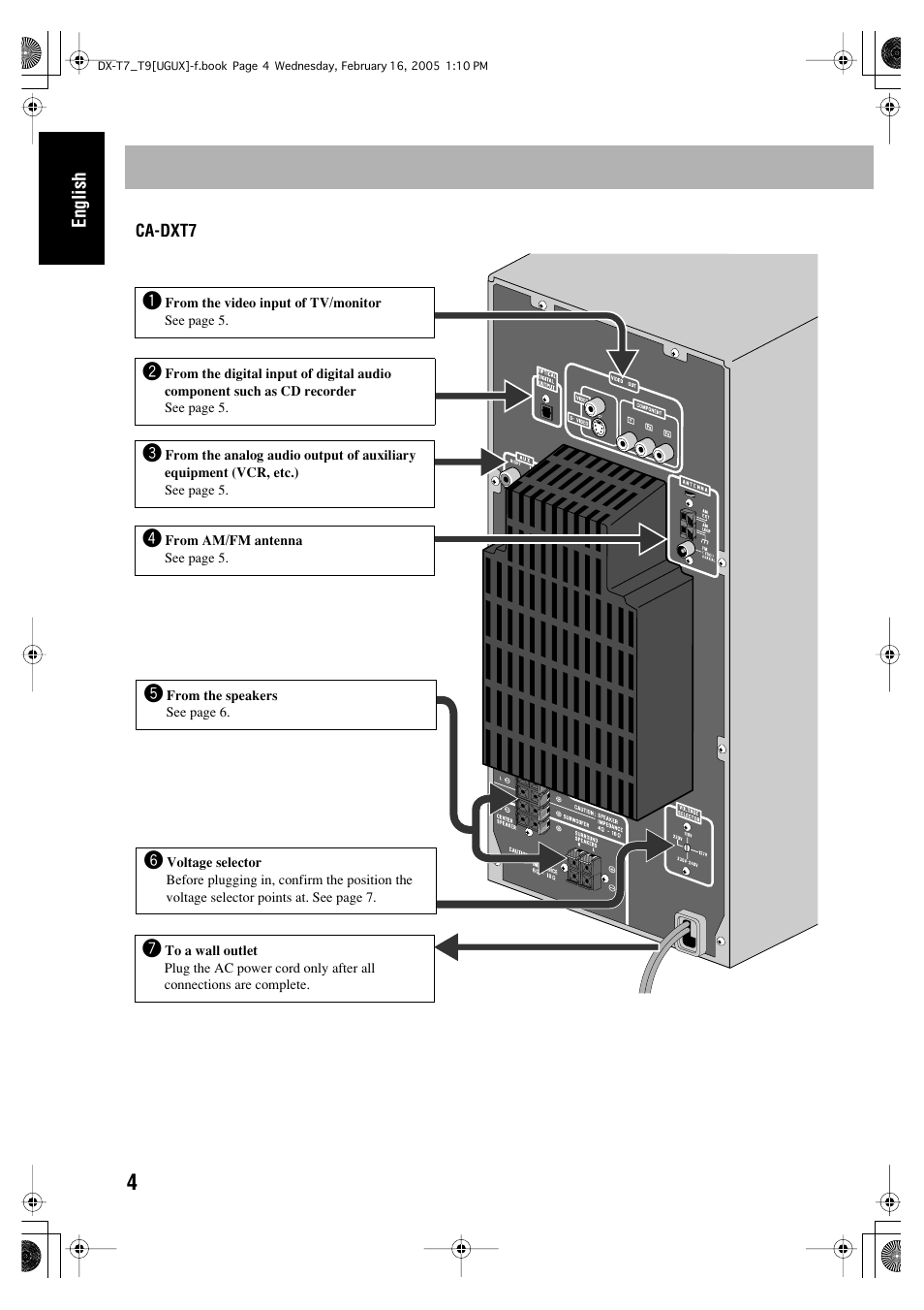 JVC CA-DXT7 User Manual | Page 63 / 212