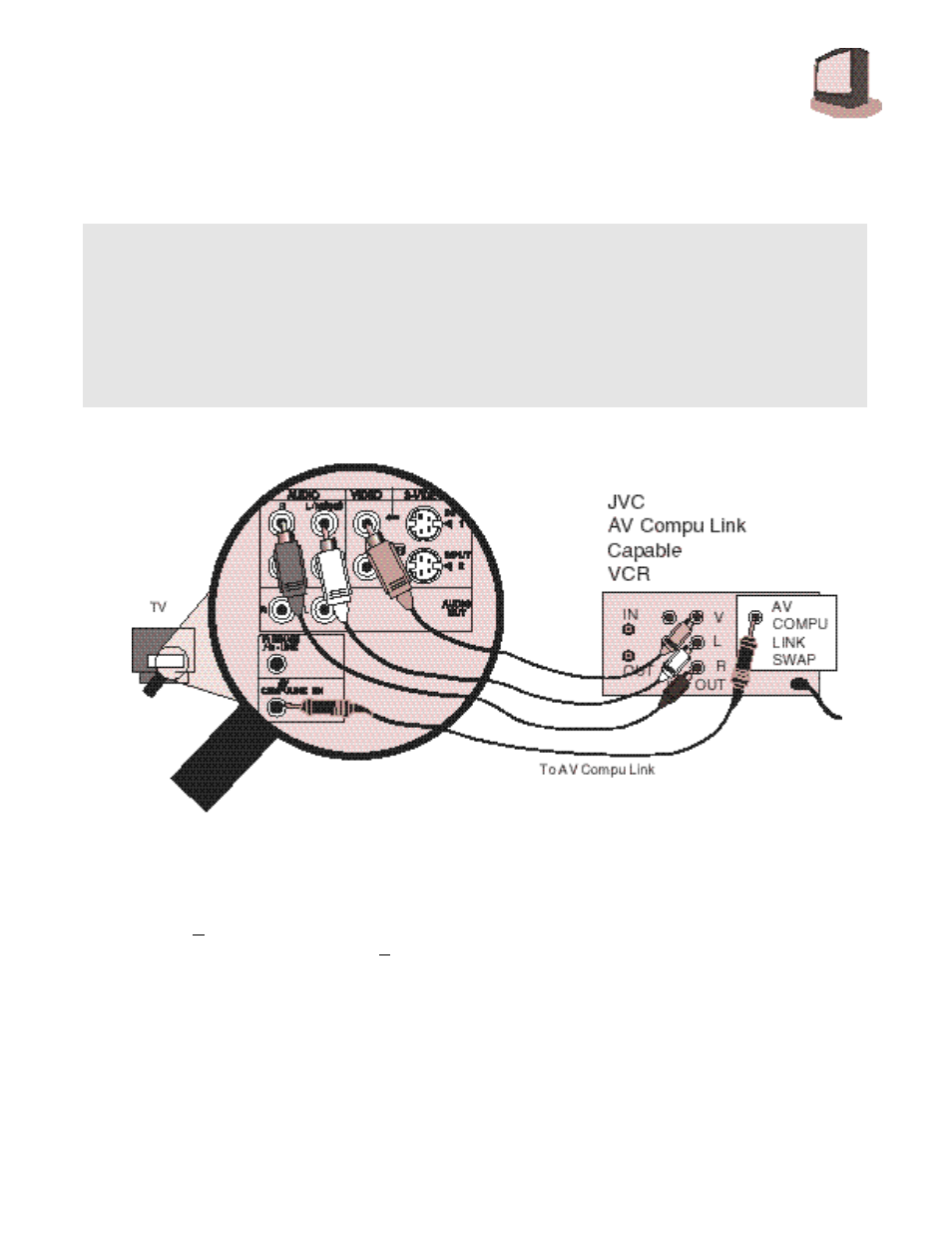 Connecting to jvc av compu link capable components | JVC AV 36980 User Manual | Page 11 / 48