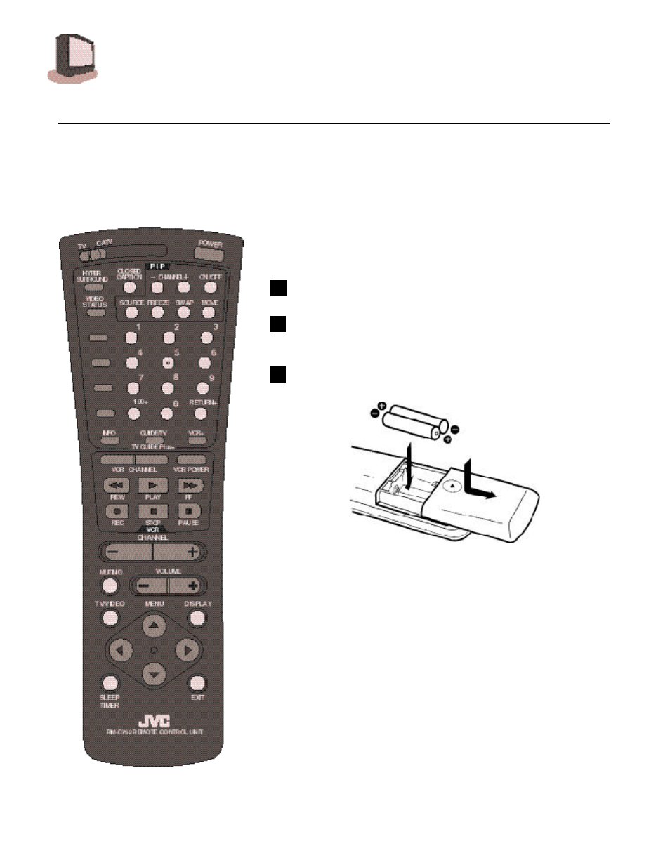 Rm-c752 | JVC AV 36980 User Manual | Page 12 / 48