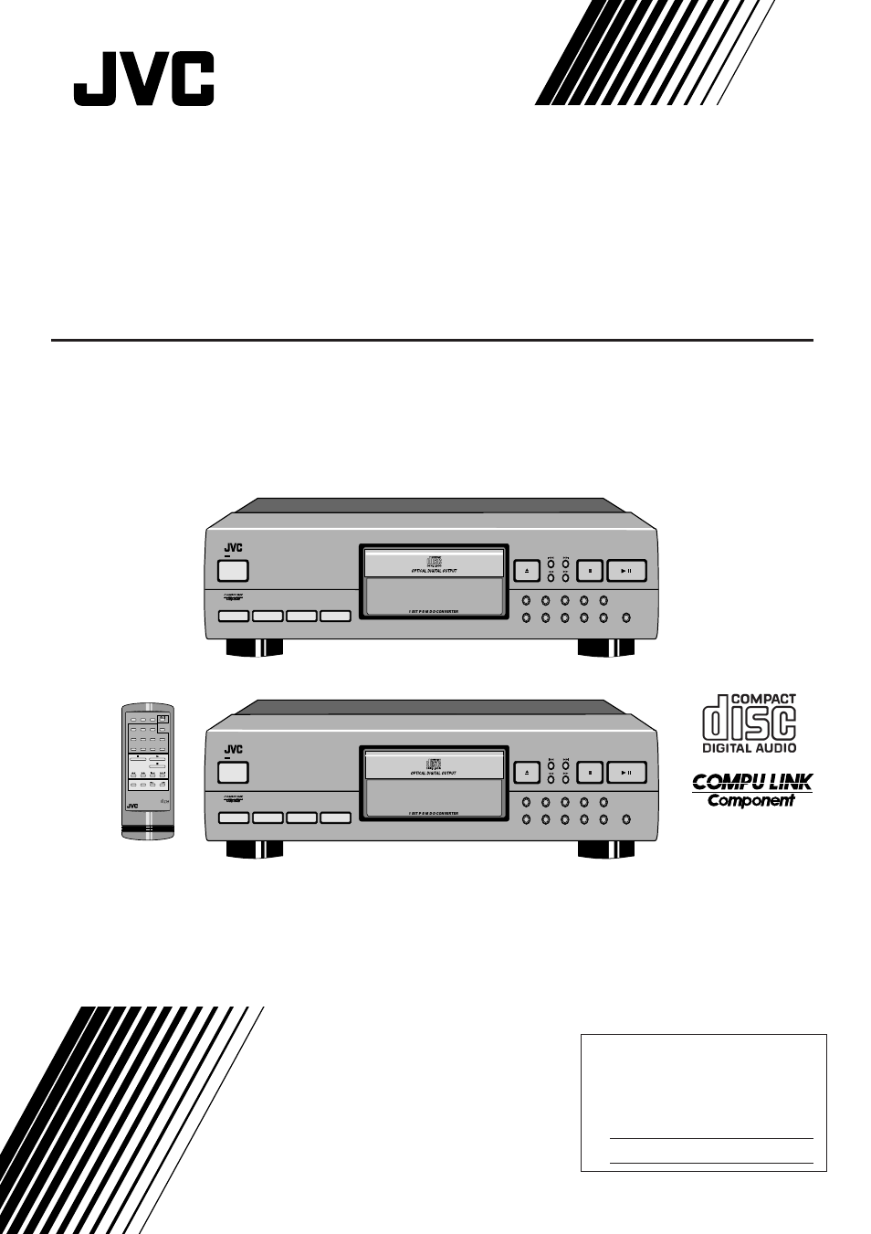 JVC XL-Z132BK User Manual | 20 pages