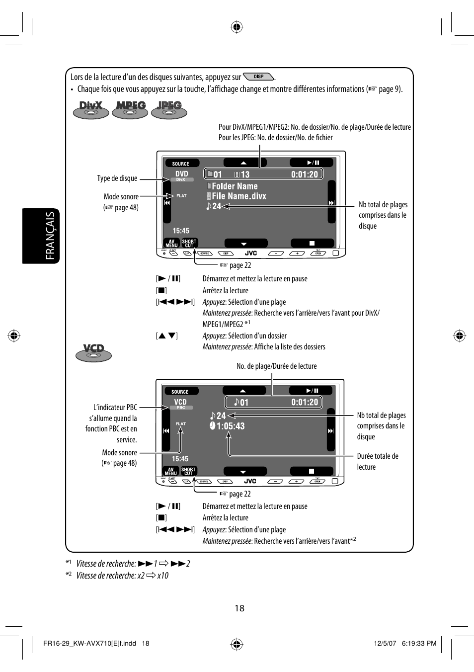 Français | JVC KW-AVX710  EU User Manual | Page 162 / 291