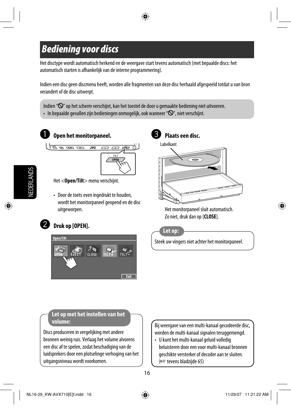 Bediening voor discs | JVC KW-AVX710  EU User Manual | Page 232 / 291