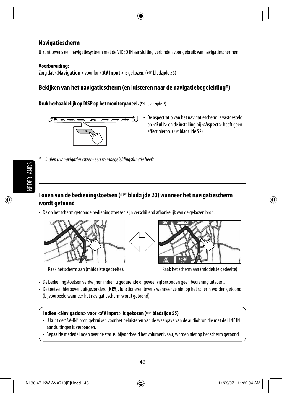 Navigatiescherm | JVC KW-AVX710  EU User Manual | Page 262 / 291