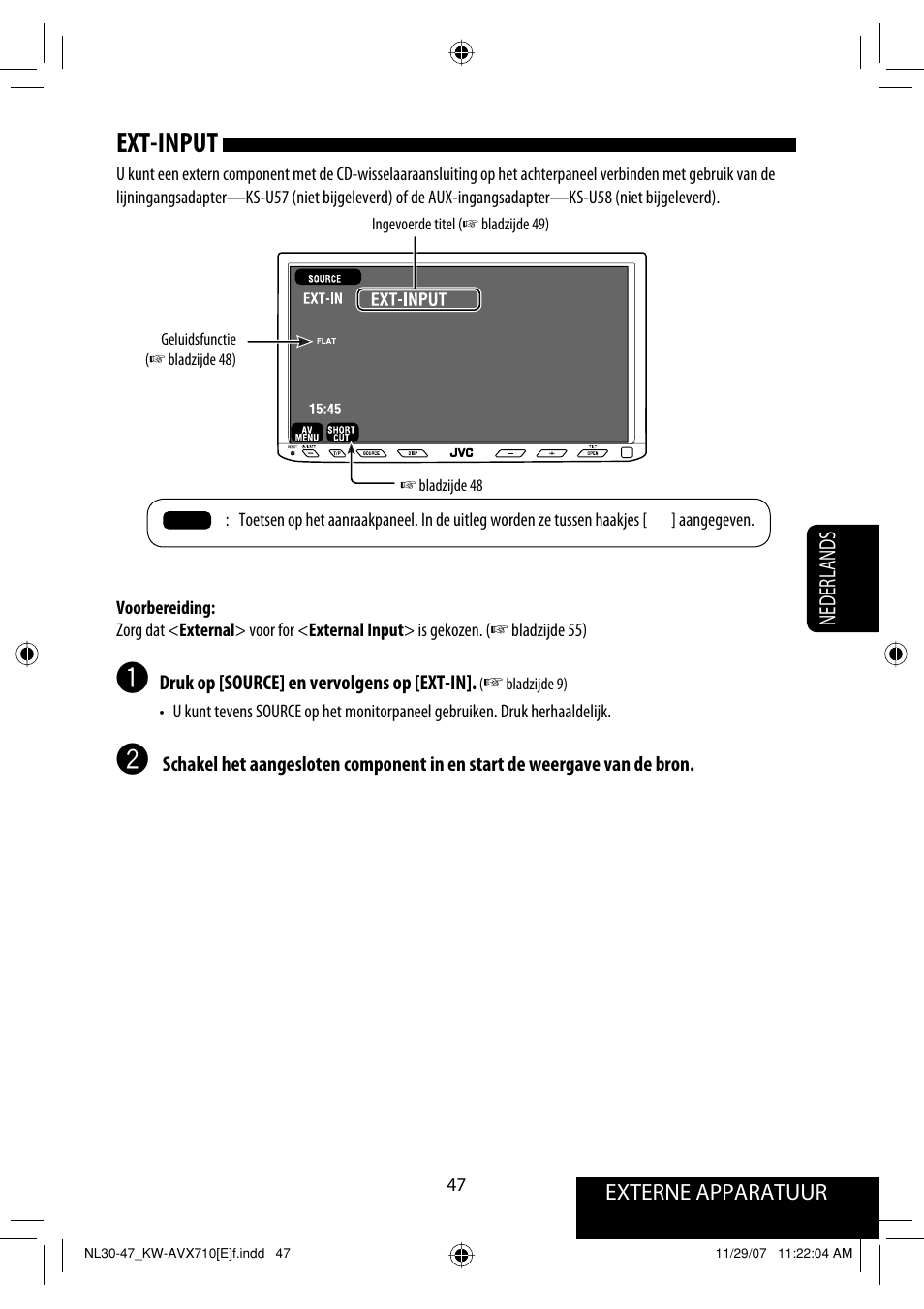 Ext-input | JVC KW-AVX710  EU User Manual | Page 263 / 291