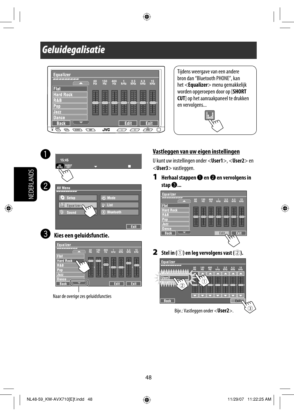 Geluidegalisatie | JVC KW-AVX710  EU User Manual | Page 264 / 291