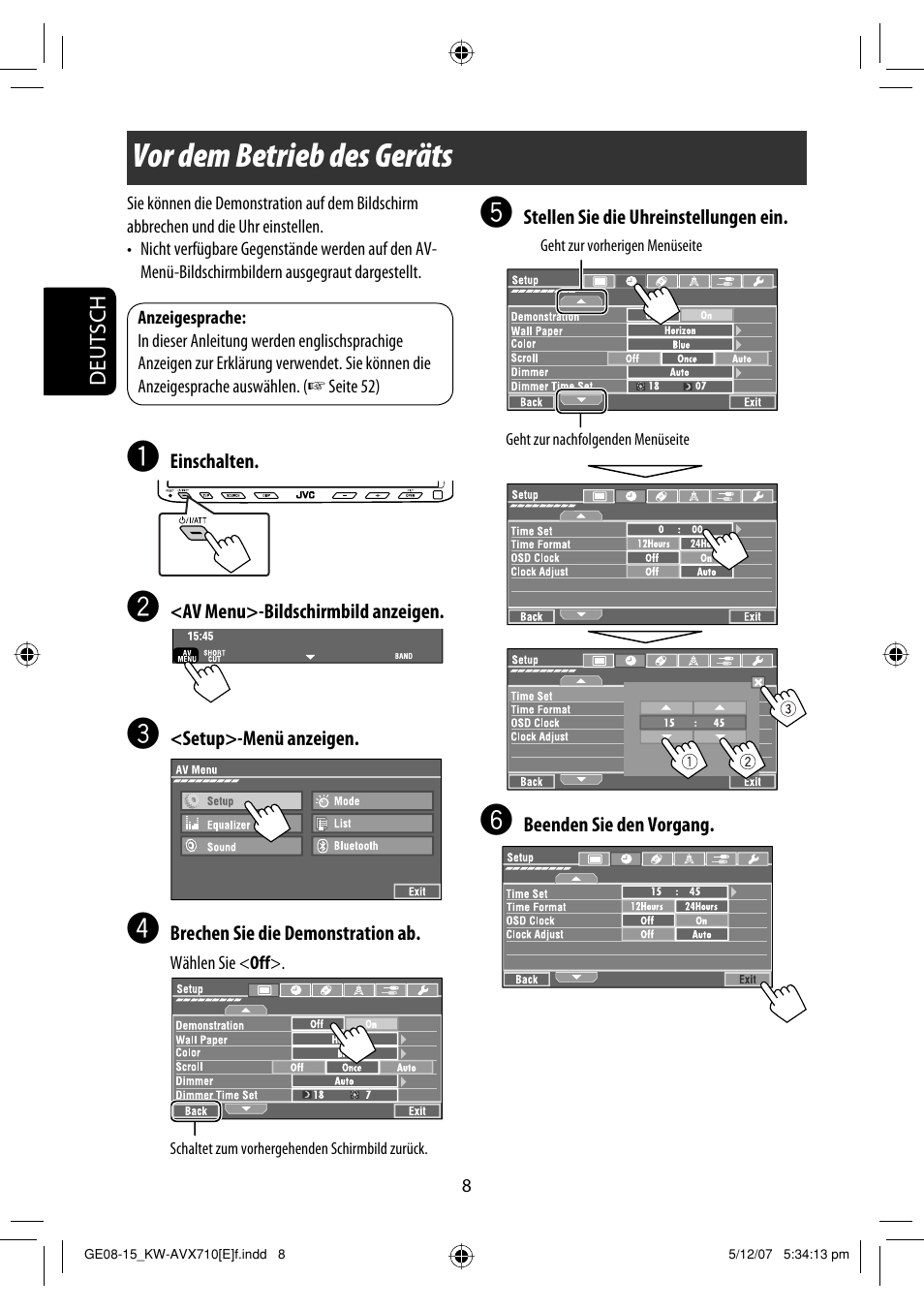 Vor dem betrieb des geräts | JVC KW-AVX710  EU User Manual | Page 80 / 291