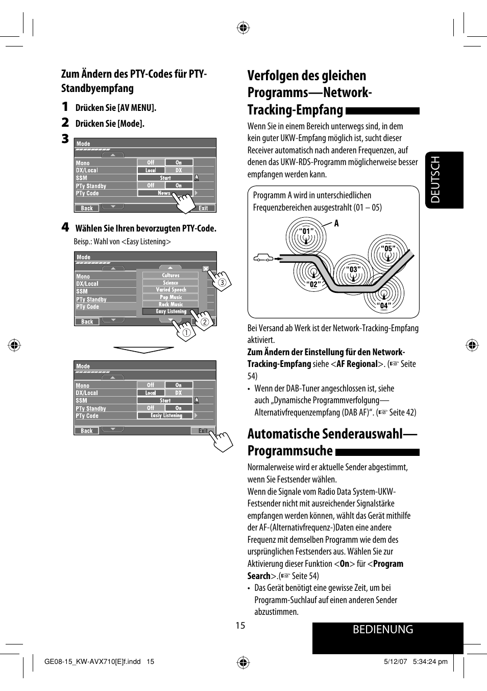 Automatische senderauswahl— programmsuche | JVC KW-AVX710  EU User Manual | Page 87 / 291