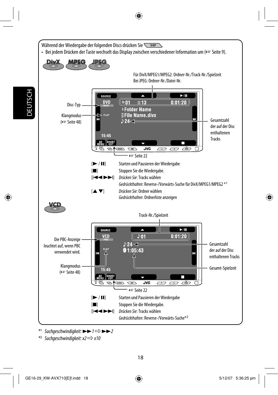 Deutsch | JVC KW-AVX710  EU User Manual | Page 90 / 291