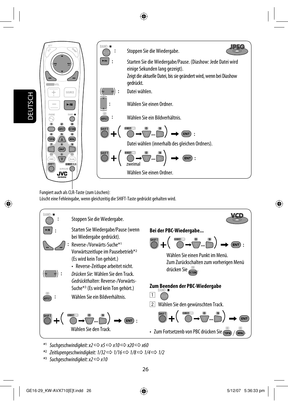 Deutsch | JVC KW-AVX710  EU User Manual | Page 98 / 291