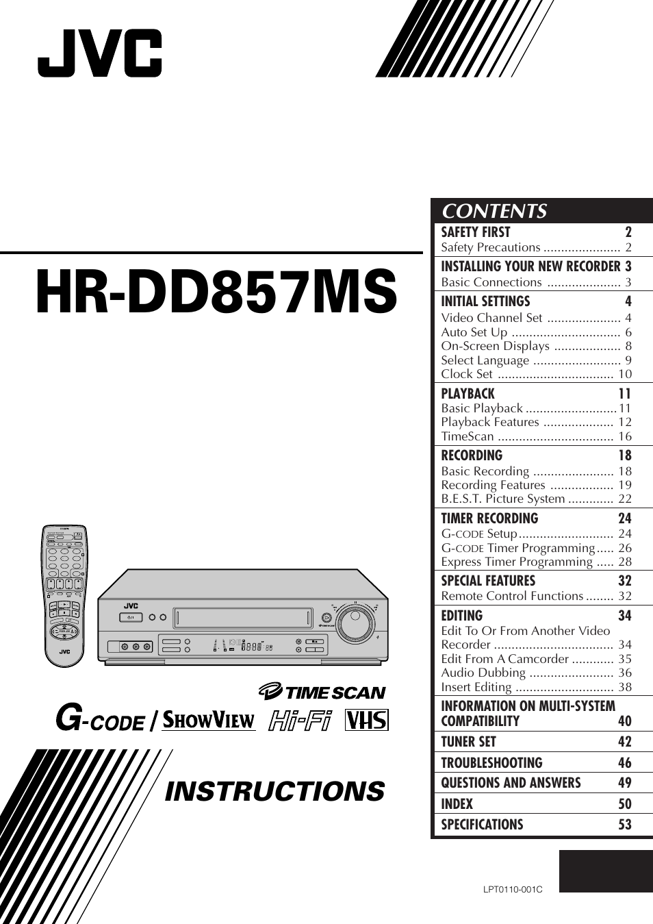 JVC HR-DD857MS User Manual | 56 pages