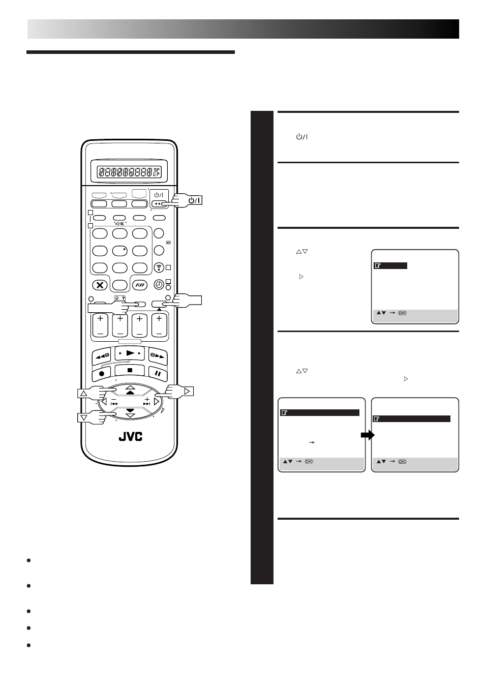 Colour system set, Turn on the recorder, Access main menu screen | Access mode set screen, Select colour system mode, Return to normal screen, Information on colour system | JVC DD868EU User Manual | Page 12 / 68