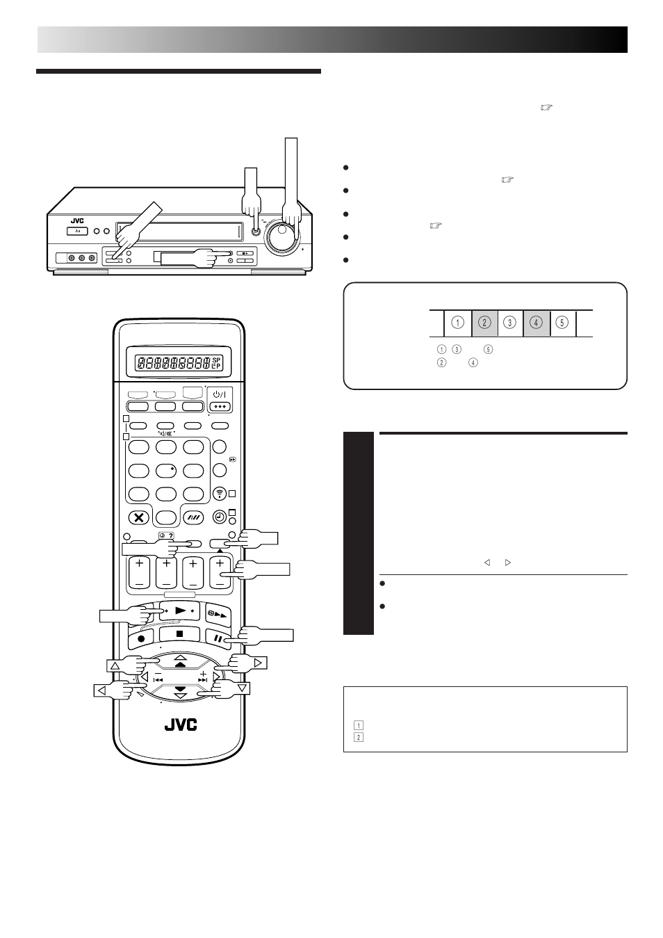 Timescan, Activate variable-speed search, Playback (cont.) | Variable-speed search | JVC DD868EU User Manual | Page 18 / 68